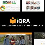 Education Base HTML Template – iQRA