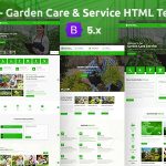 Green Plants Garden Care, Gardening & Landscaping Services HTML5 Template