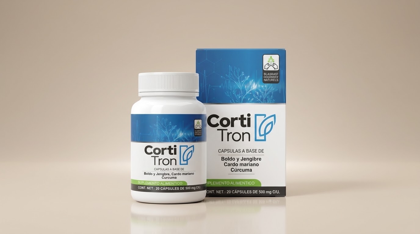 CortiTron Bilan: Puissants ingrédients naturels de CortiTron montrant l'écorce de pin maritime français et la résine pure de shilajit.