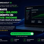 Breakout AI Review: A professional digital interface showing the Breakout AI dashboard with consistent profit growth charts.