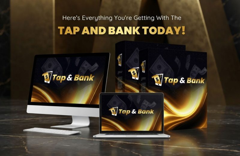 Tap & Bank Review: The official Tap & Bank members area dashboard showing earnings and the 1-click activation button