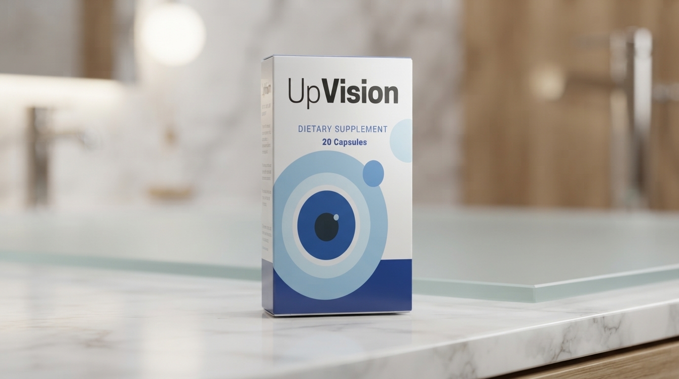 Upvision Vélemények: Természetes bogyós gyümölcsök és tudományos peptidek ábrázolása az Upvision összetevőinek bemutatására.